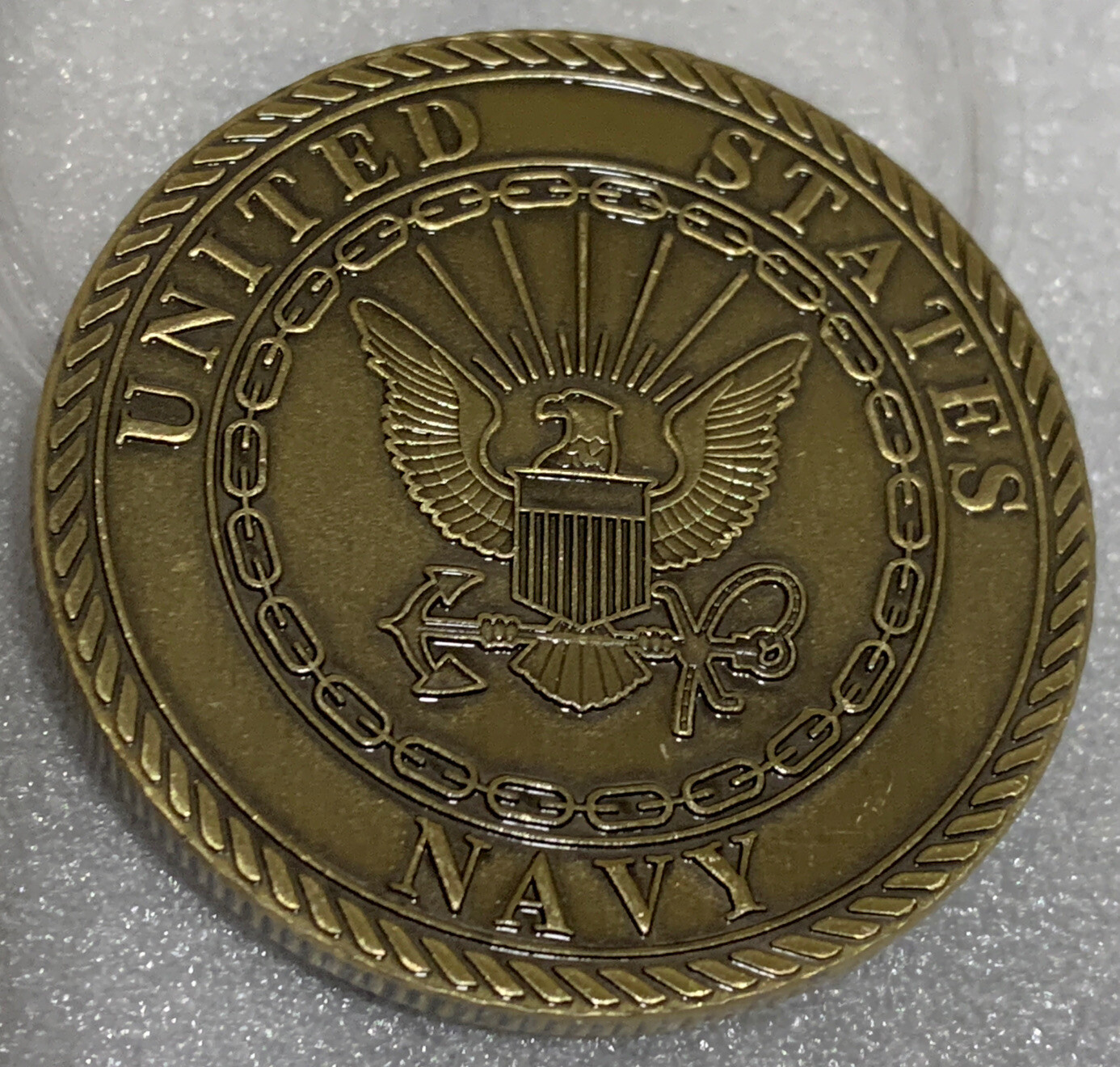 * RARE U.S. NAVY POPEYE THE SAILOR MAN CHALLENGE COIN US Navy Proud !!