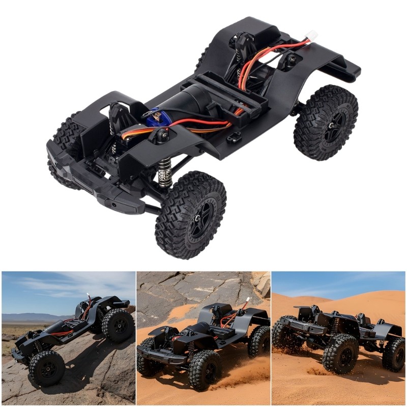 Lightweight Nylon Base Plate Crawlers Chassis Frame for 1/18 Scale Models Use