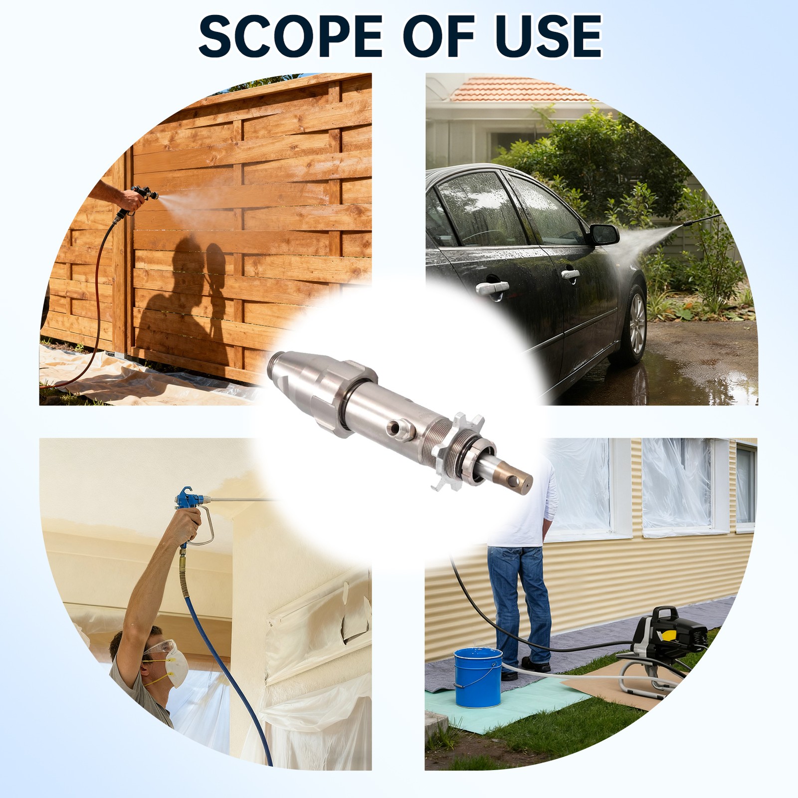 Airless Paint Sprayer 287552 Cylinder For 287513 Pump 1095 1595 5900 Replace