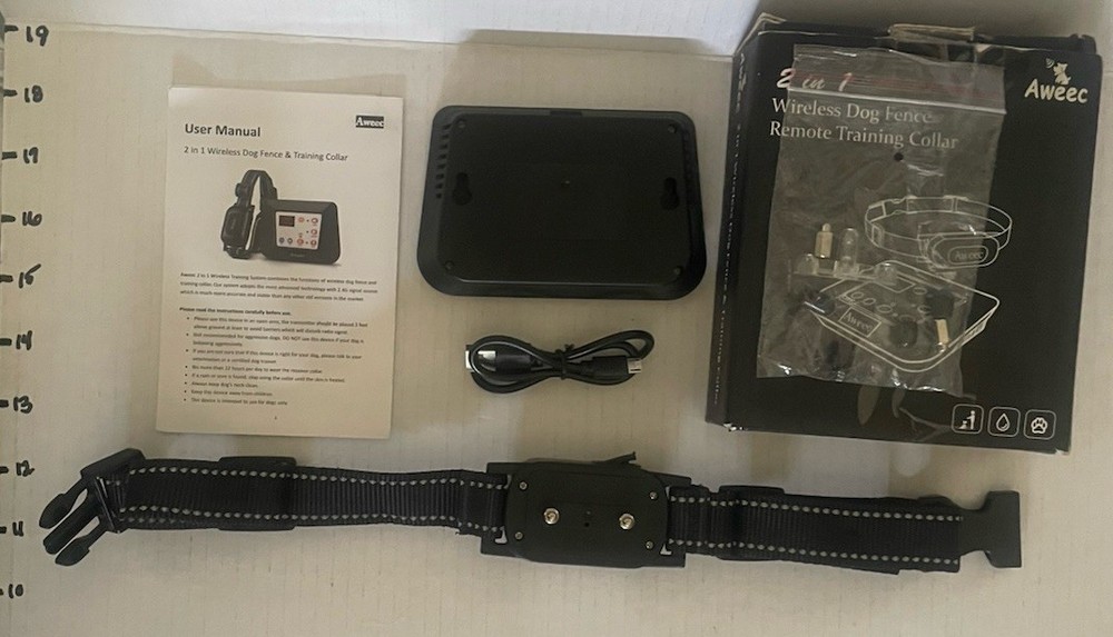 Wireless Dog Fence Remote Training Collar