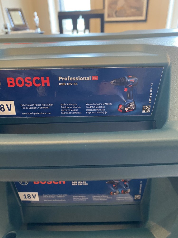 3No Bosch W Boxx - L Boxx Drill/Tool Cases - Empty.