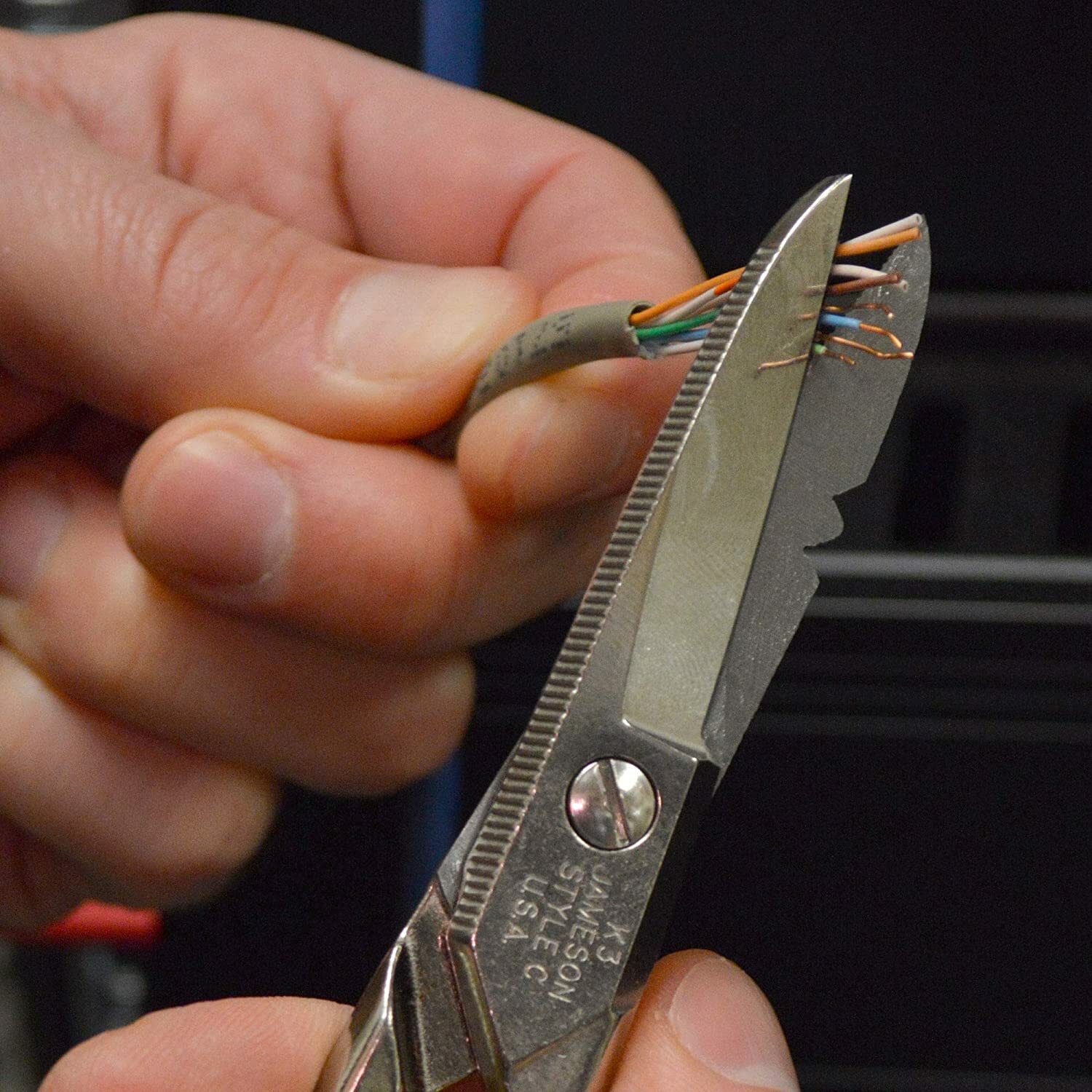 Jameson Electrician Scissors Cutting Stripping Wires Electrical Repair 32-41NS
