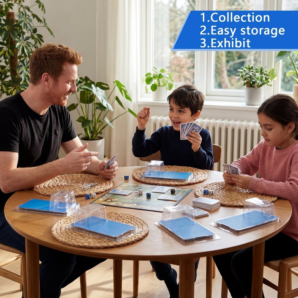 Wesiti 48 Pcs Plastic Protector Packs Compatible with Hot Wheels Model Car Cl...