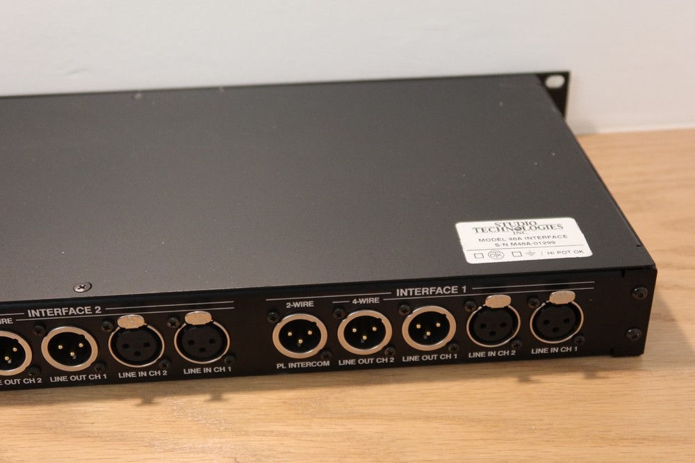 Studio Technologies Model 46A 2-Wire Analog Audio to 4-Wire Analog Audio Interfa