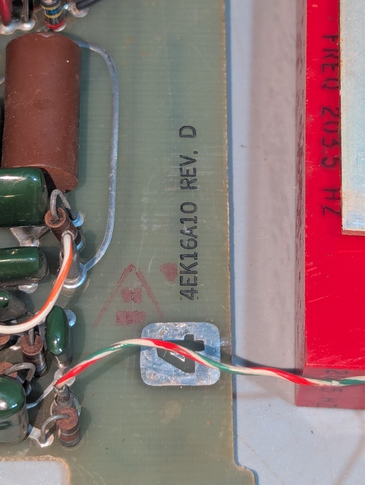 FM radio sub-audible tone decoder board from a GE Master Pro