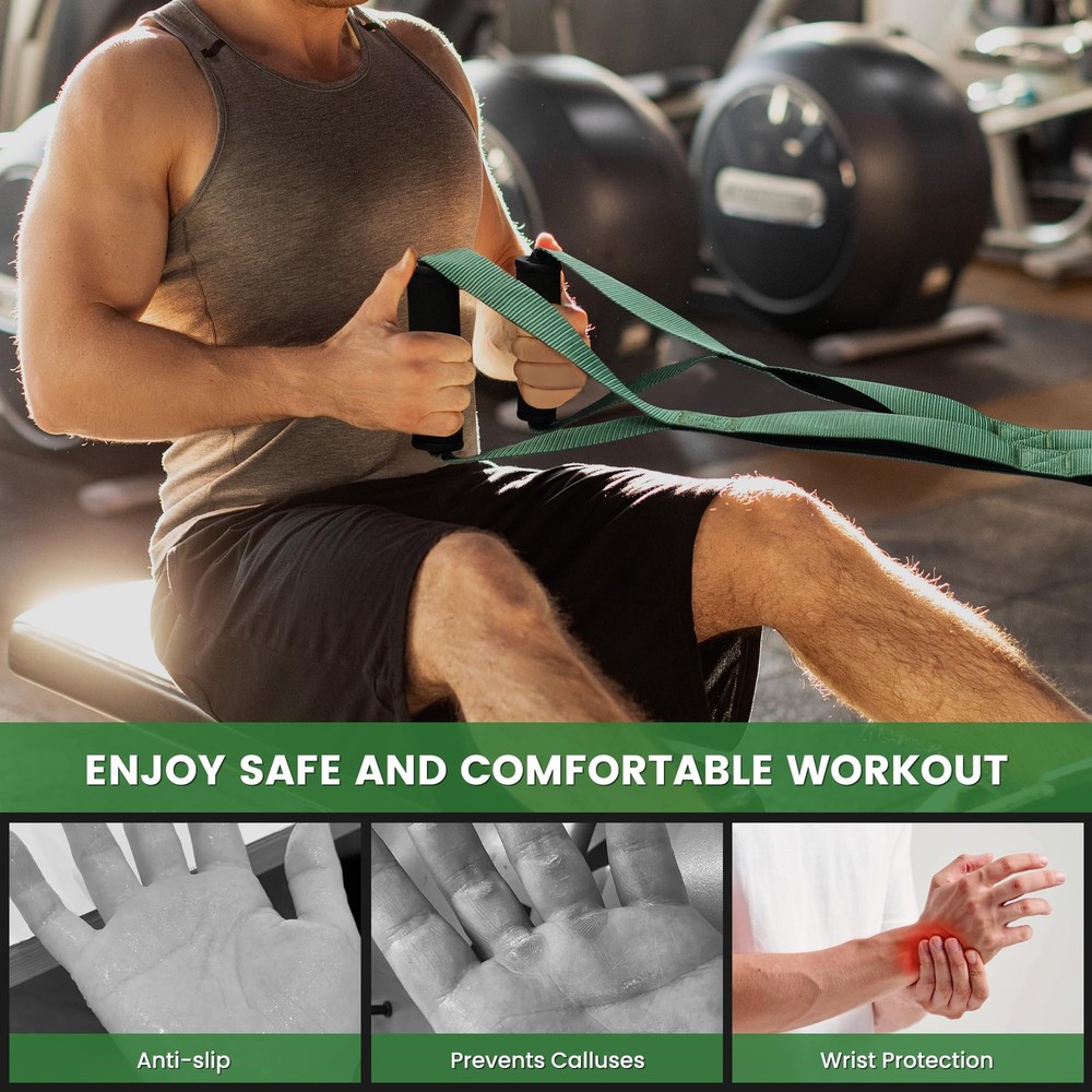 Tricep Rope Cable Attachment Handles Tricep Pull Down Attachment for Cable Ma...