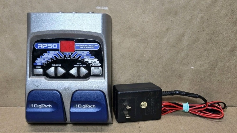 DigiTech RP50V Multi-Effect Modeling Guitar Processor w/ Power Adapter *TESTED*