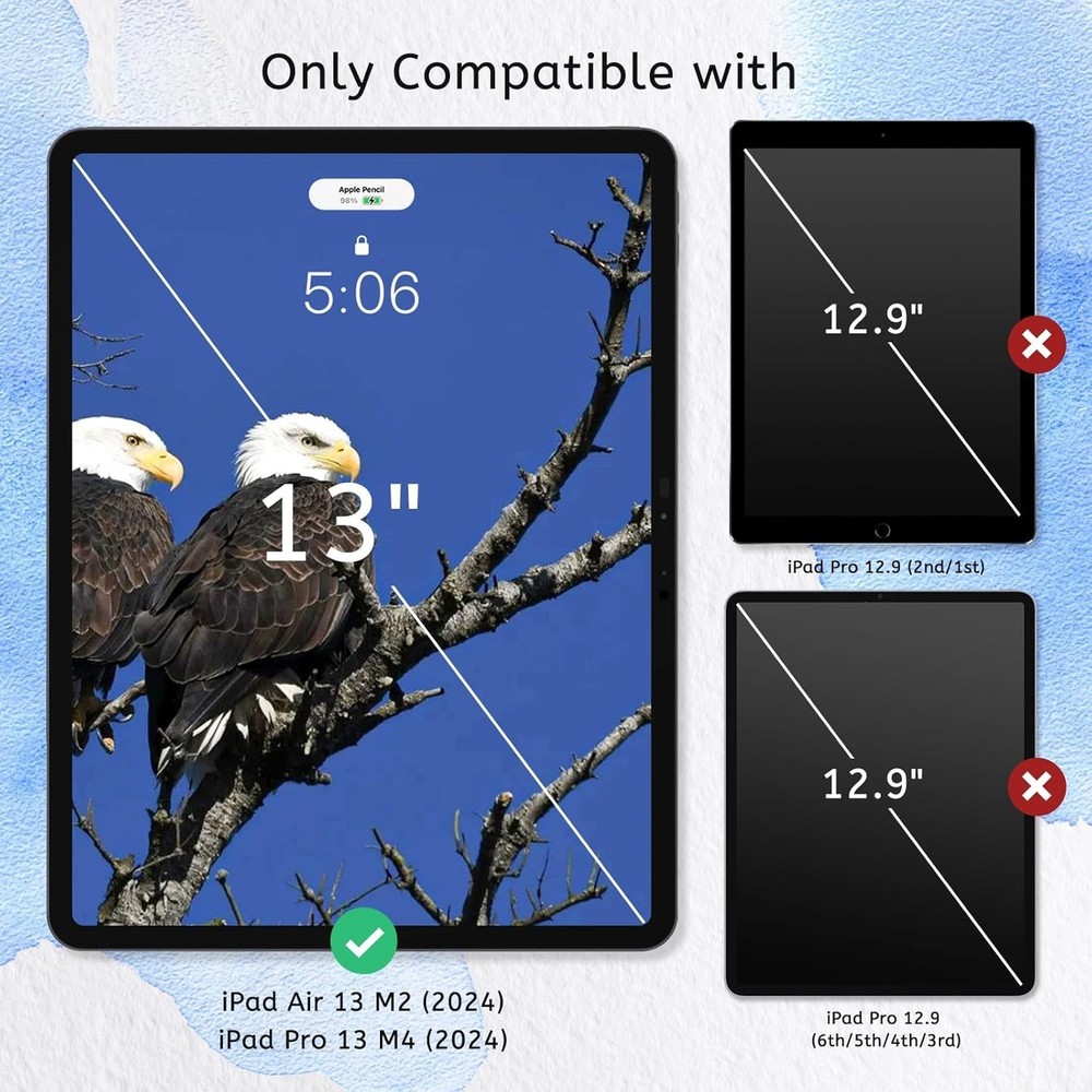 MOBDIK 2 Pack Paperfeel Screen Protector Compatible with iPad Pro 11 & More