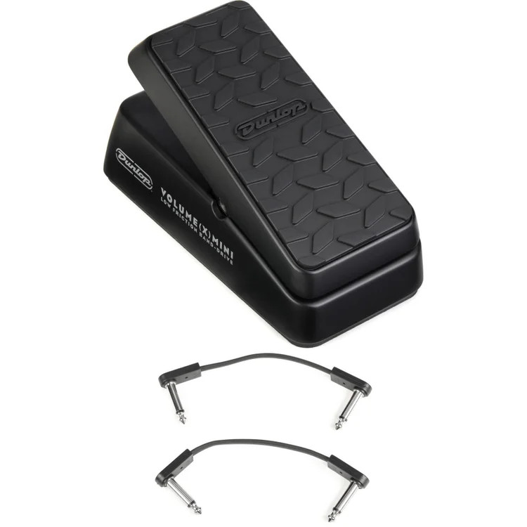 Dunlop DVP4 Volume (X) Mini Pedal with EBS Patch Cables