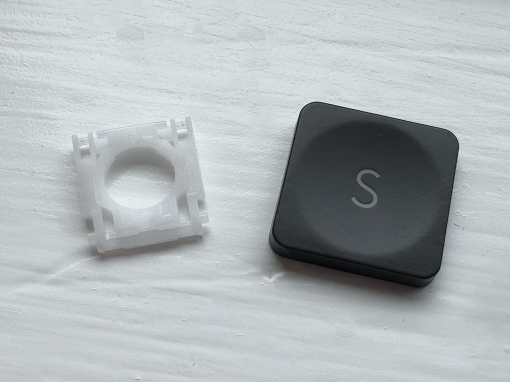 Logitech MX Keys - (1) Single OEM Replacement Key Cap and Hinge - Graphite