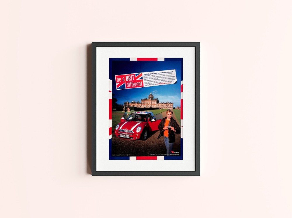 2007 VisitBritain.com PRINT AD Castle Howard Yorkshire Mini Cooper