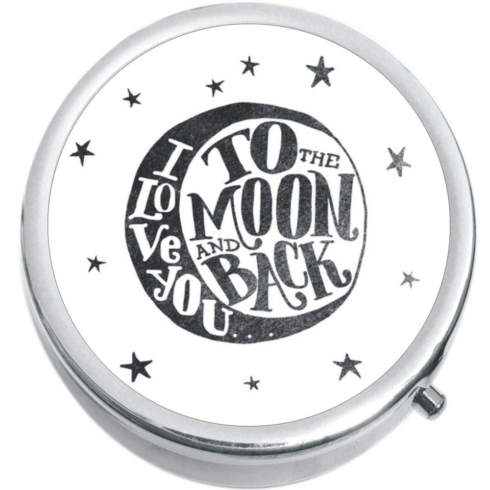 Moon And Back Medicine Vitamin Compact Pill Box