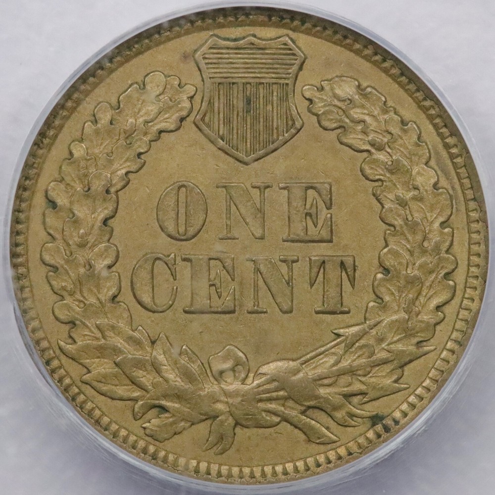 1862 1c Indian Head Cent - ICG MS 61
