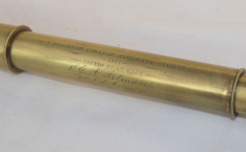 three draw presentation telescope, Brighton Athletics, 1862.
