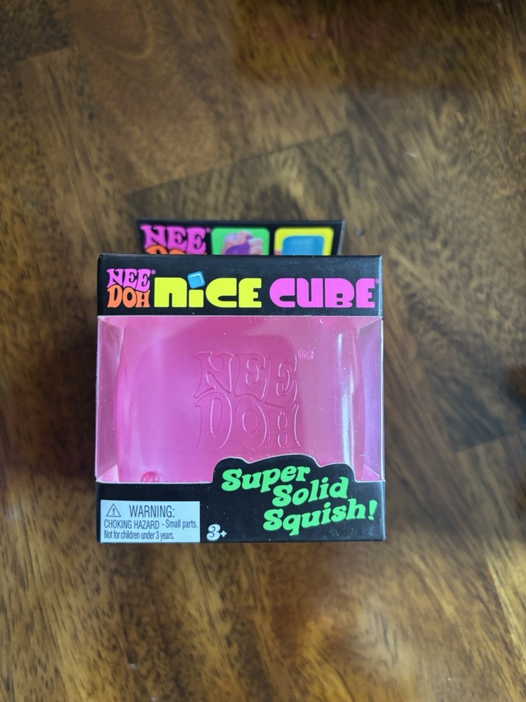 SELLING FAST! LIMITED!! Nee Doh Nice Cube Super Solid Squish Squeeze Toy.