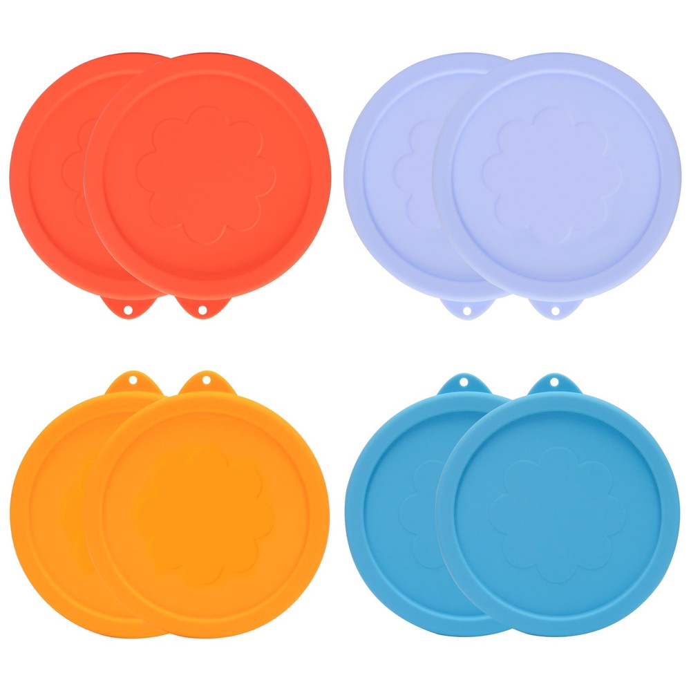 2 Cup Silicone Replacement Lids 8 Pack for Pyrex 7200-PC - Microwave