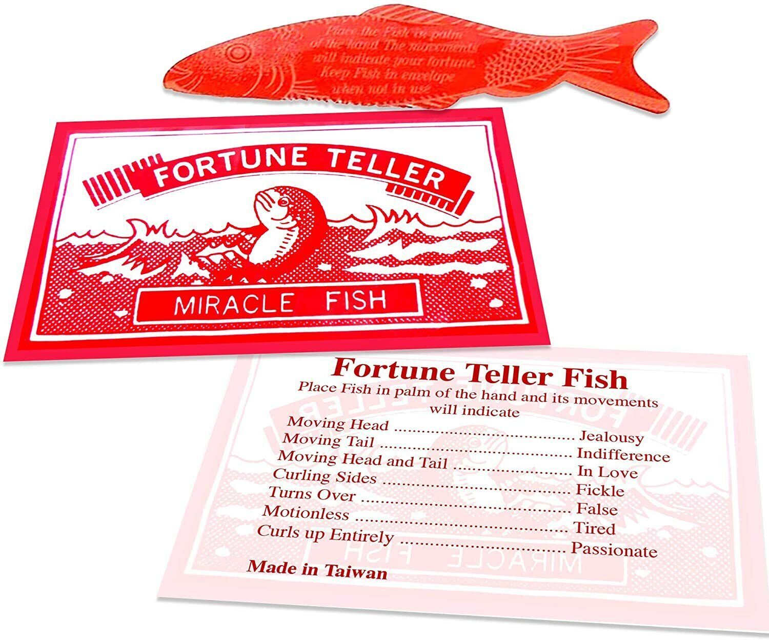 576 FORTUNE TELLER MIRACLE FISH MAGIC TELLING PALM READING TRICK PARTY FAVORS