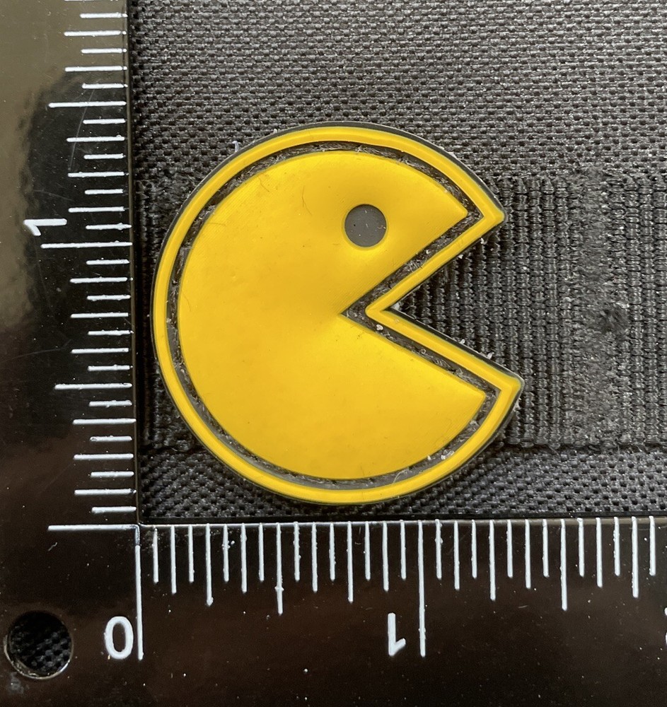 Pacman Redux Retro 80s Rubber Patch Ghosts Hook Loop Morale Tactical Army