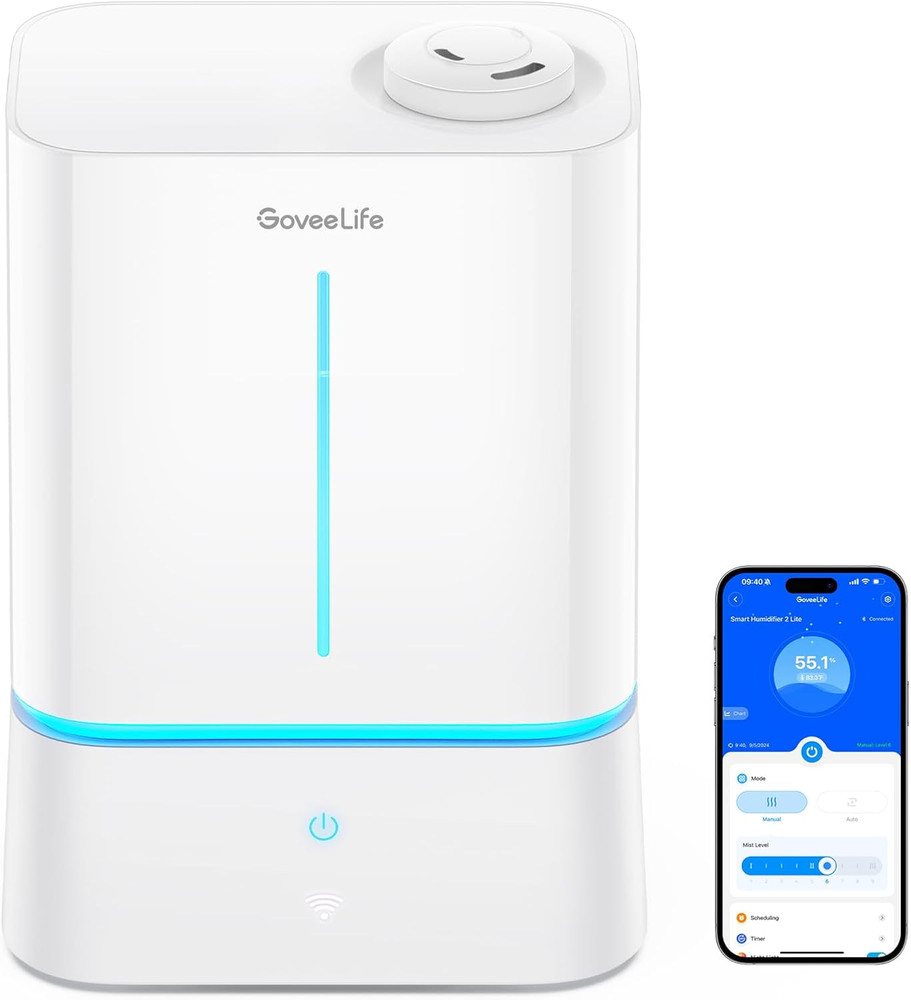 Smart 4.5L Humidifier with Diffuser & Night Light, Voice & App Control