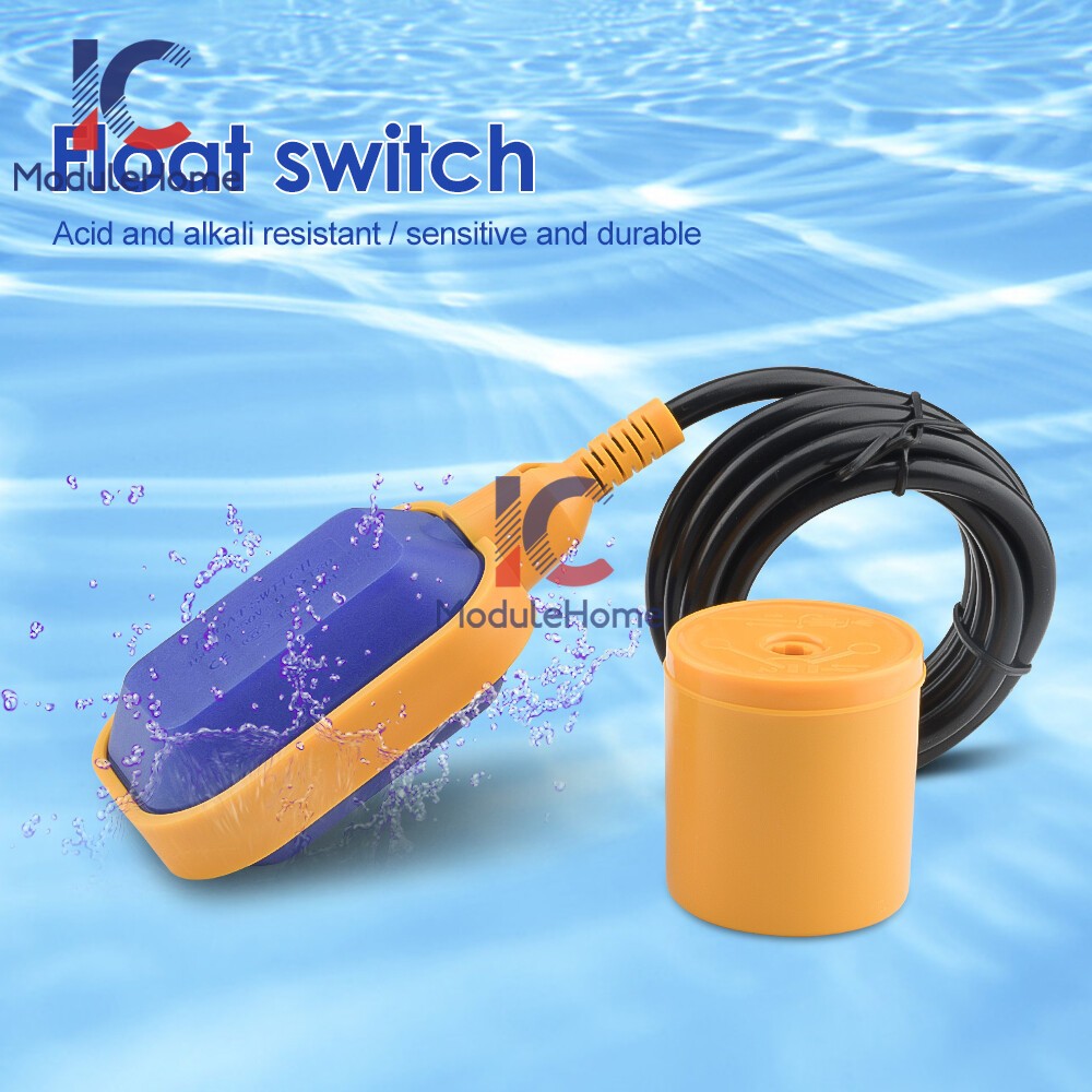Float Switch Water Level Controller 16A with 1m 2m 3m 4m 5m Cable Sensor