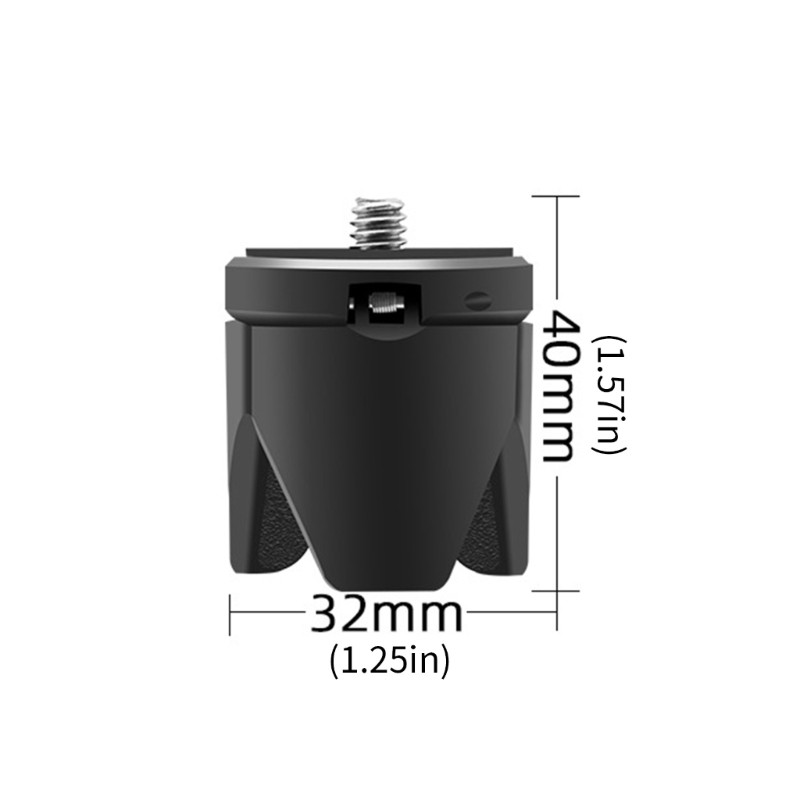 Mini Desktop Stand With Auto Retracting Universal 1/4 Screw Camera Mount Bracket