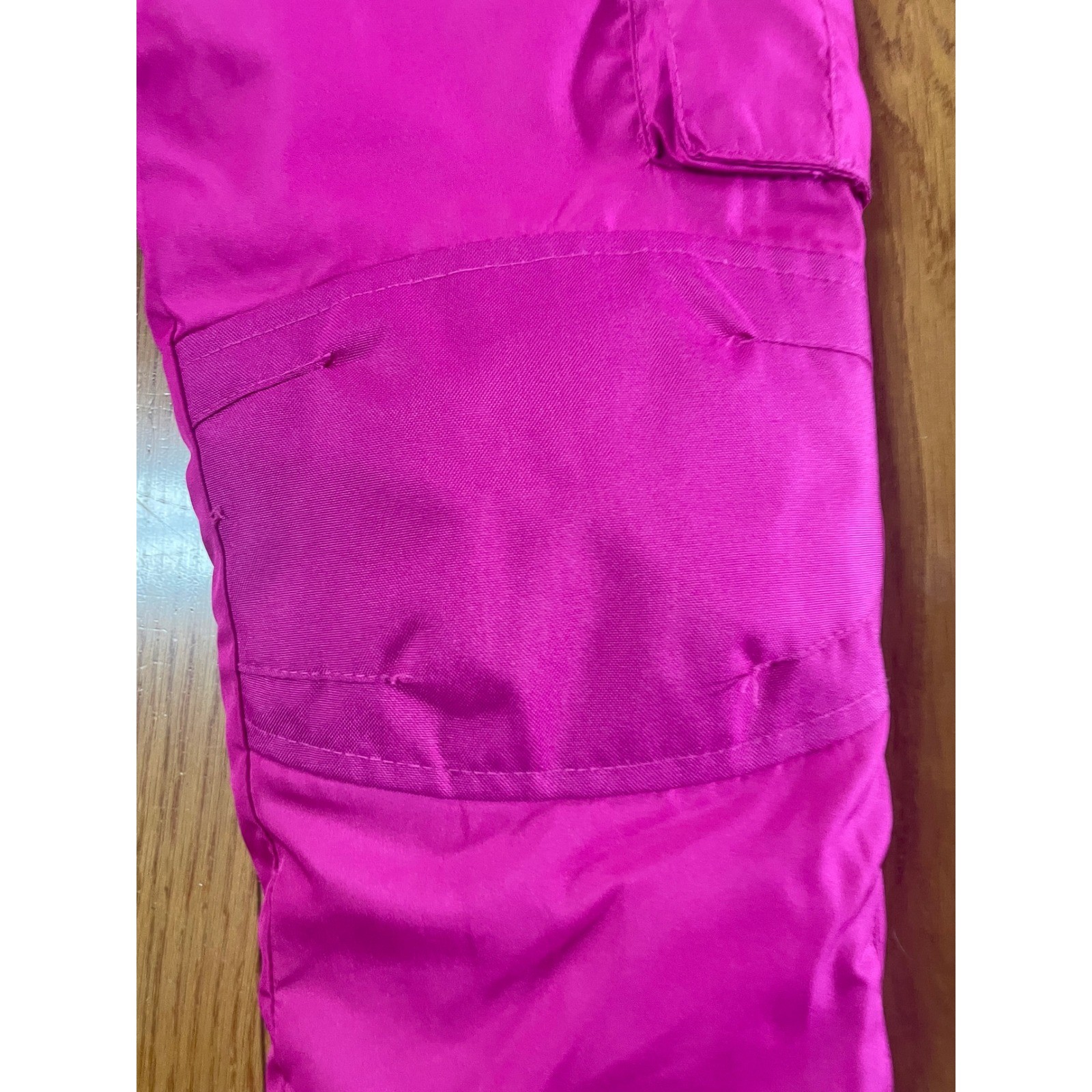 Cherokee Kids Pink Insulated Snow Pants Cargo Pockets Size 5/6