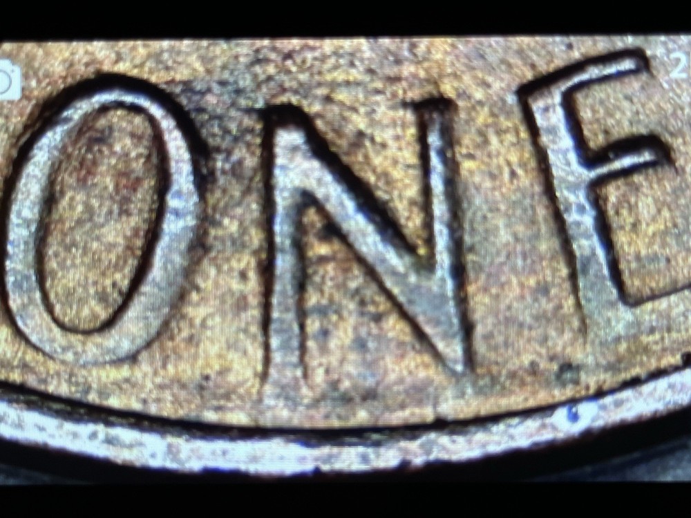 1985-D Lincoln Cent With Errors