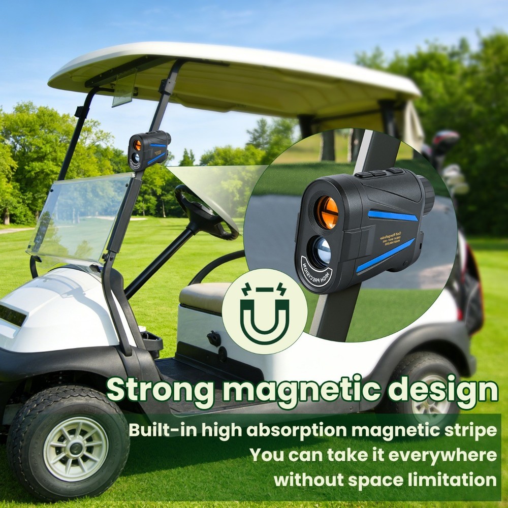 6X Magnification Golf Range Finder 1200 Yards Laser Rangefinder Slope Function