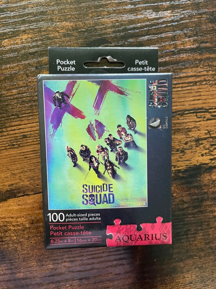 NEW SEALED Suicide Squad 100-Piece Pocket Puzzle