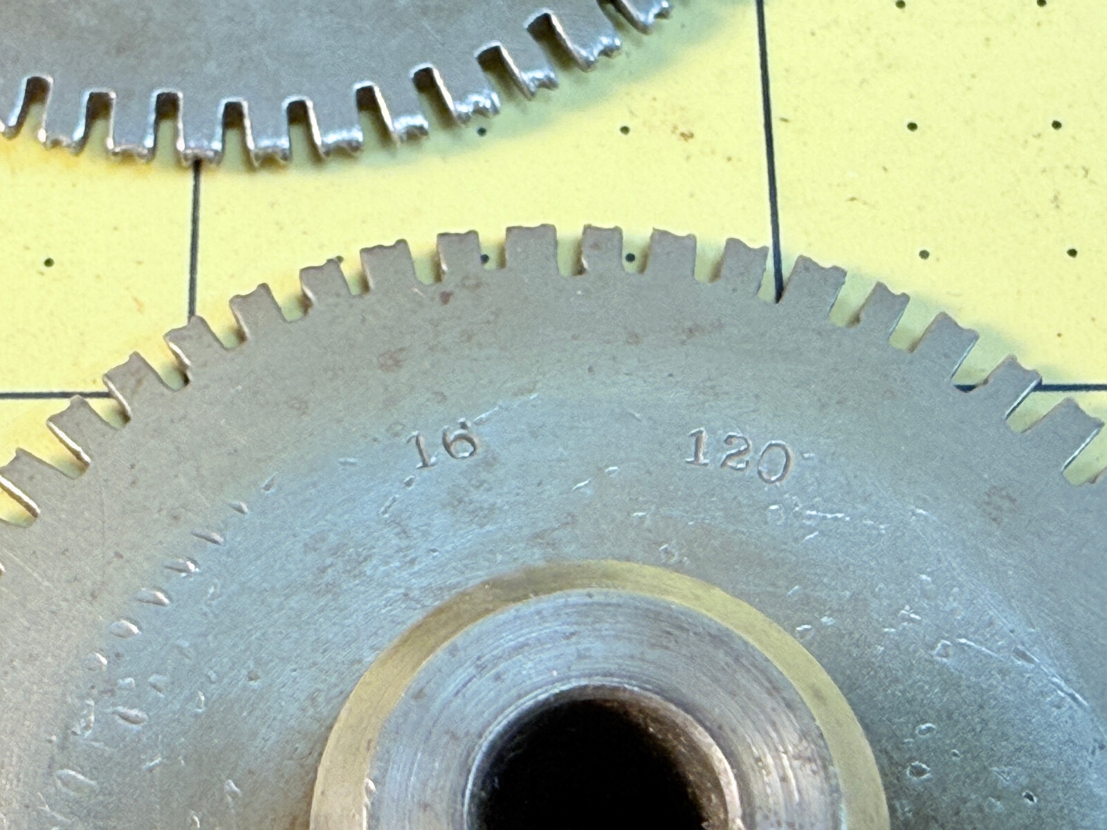 Vintage Lot of 4 Crane Manufacturing Co 120 16 Index Gear - FREE SHIPPING