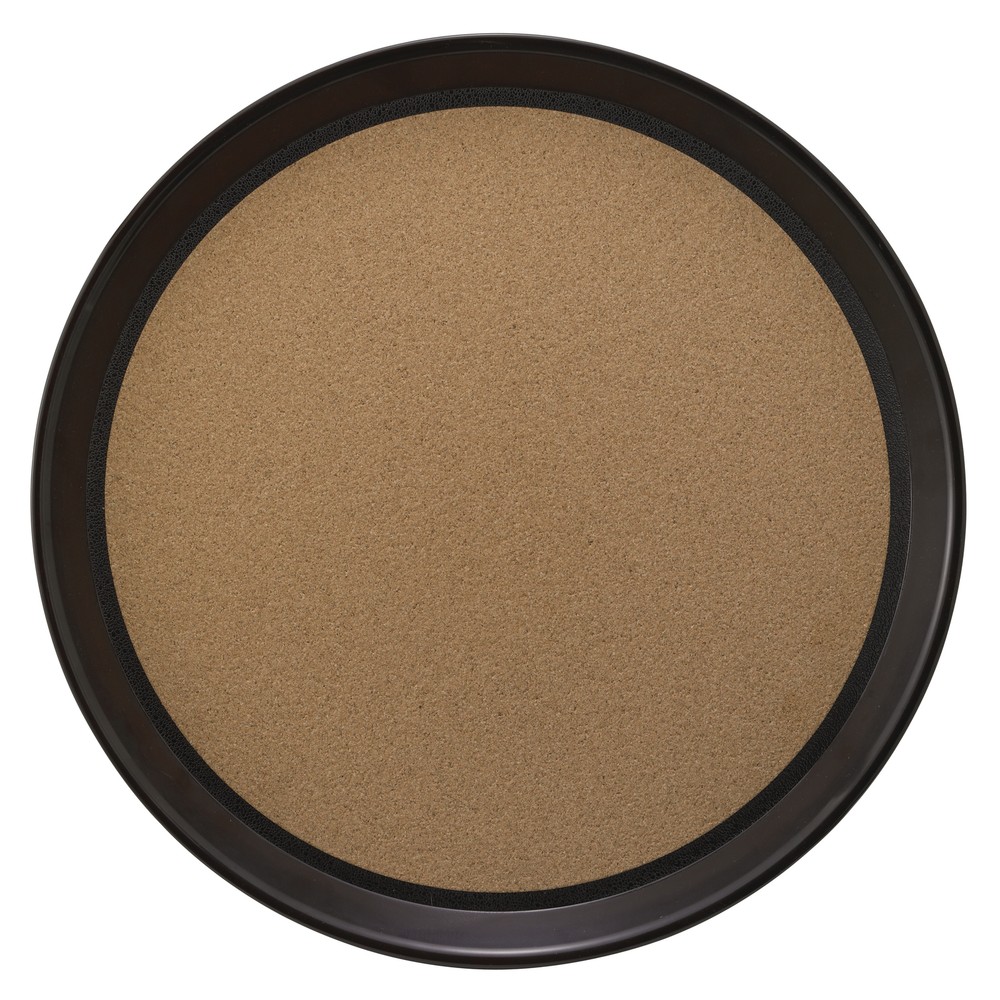 Cork Tray, 16" Round, Plastic, Brown (12 Each)