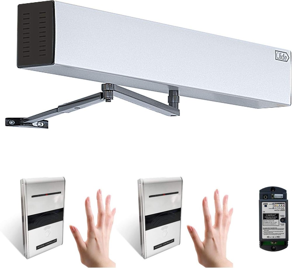 Olide Automatic Swing Door Operator with Touchless Wireless Hand Sensor Switch