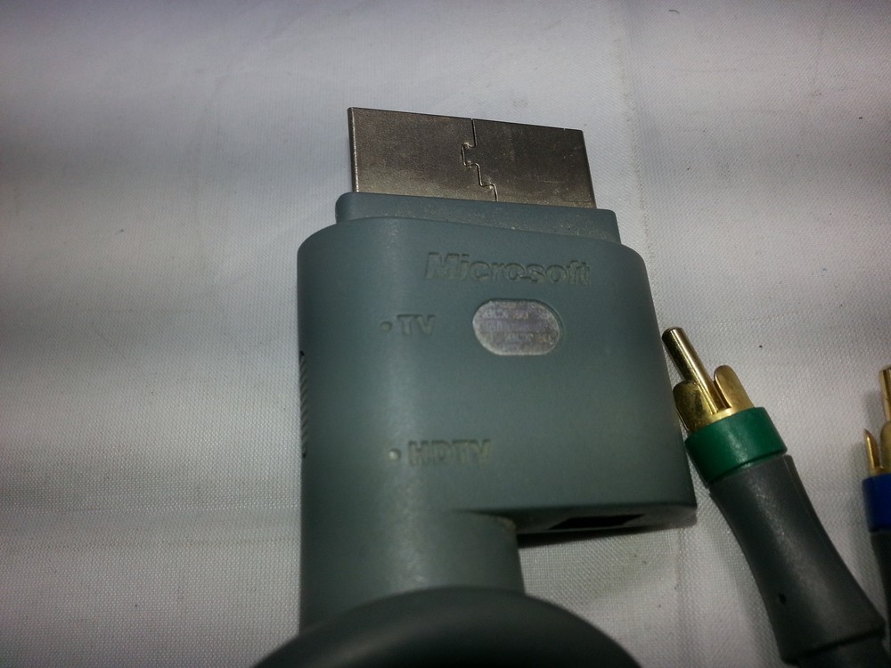 HD TV Component Composite Video Audio AV Cable for Microsoft Xbox 360 (Official)
