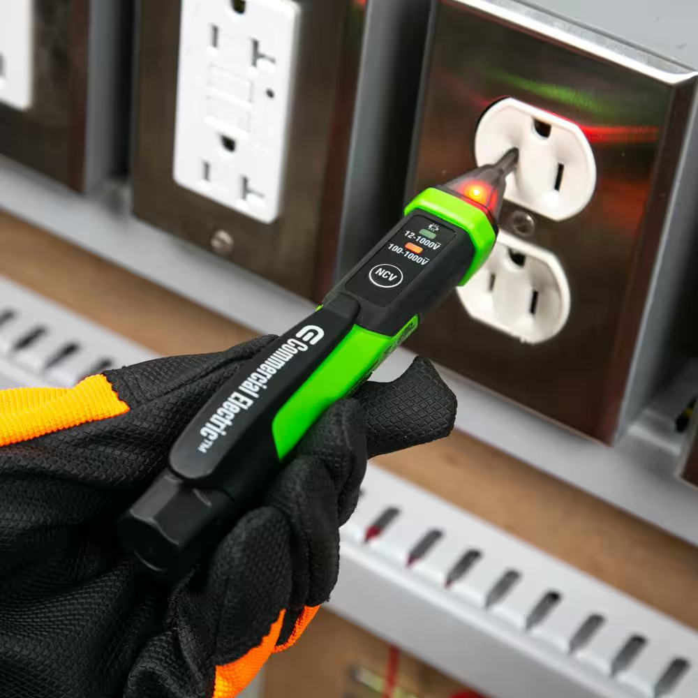 Digital Dual Range Non Contact Voltage Tester, 12-1000V AC