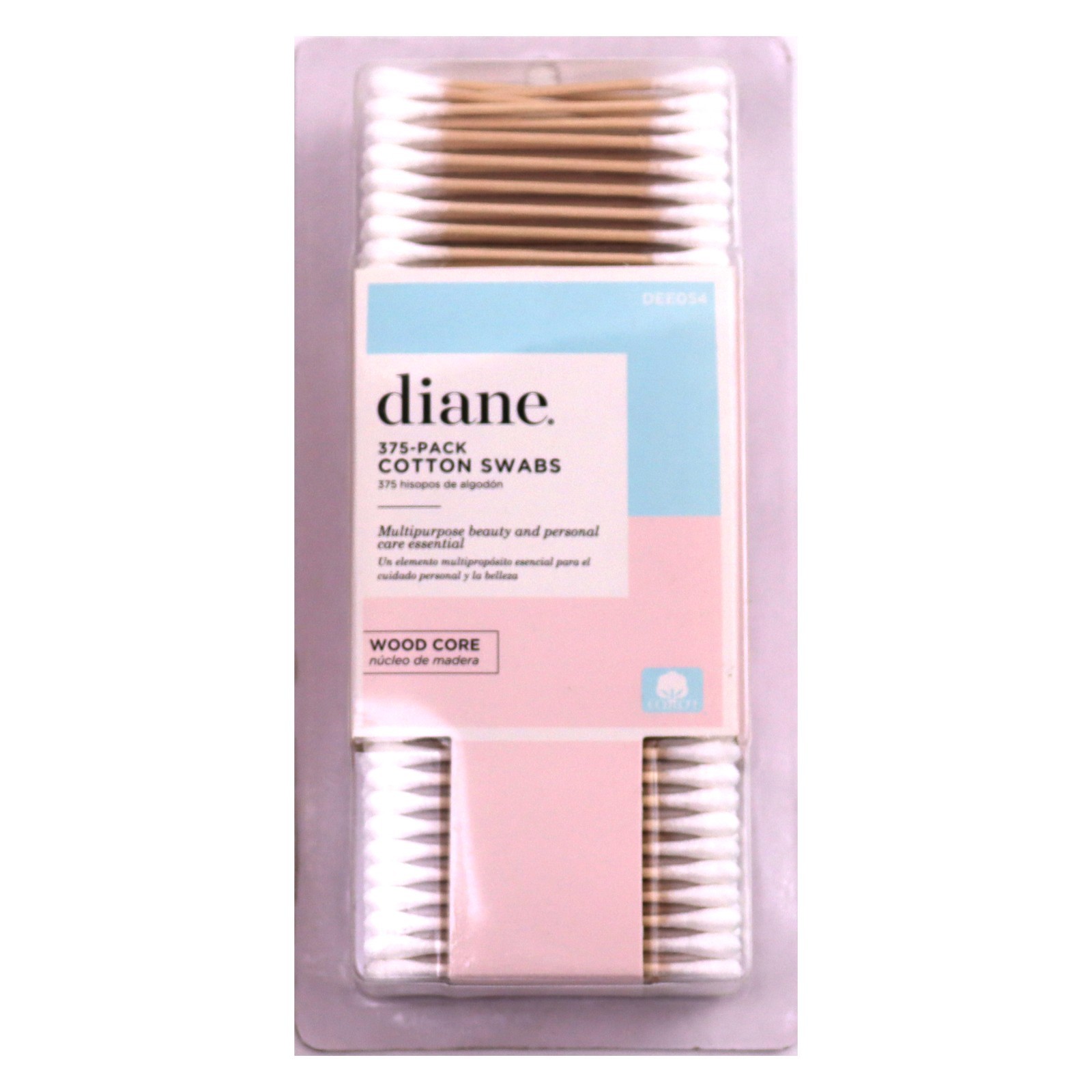 Diane 3" Wood Cotton Swabs 375pk – Natural, Long Cotton Tip Applicators