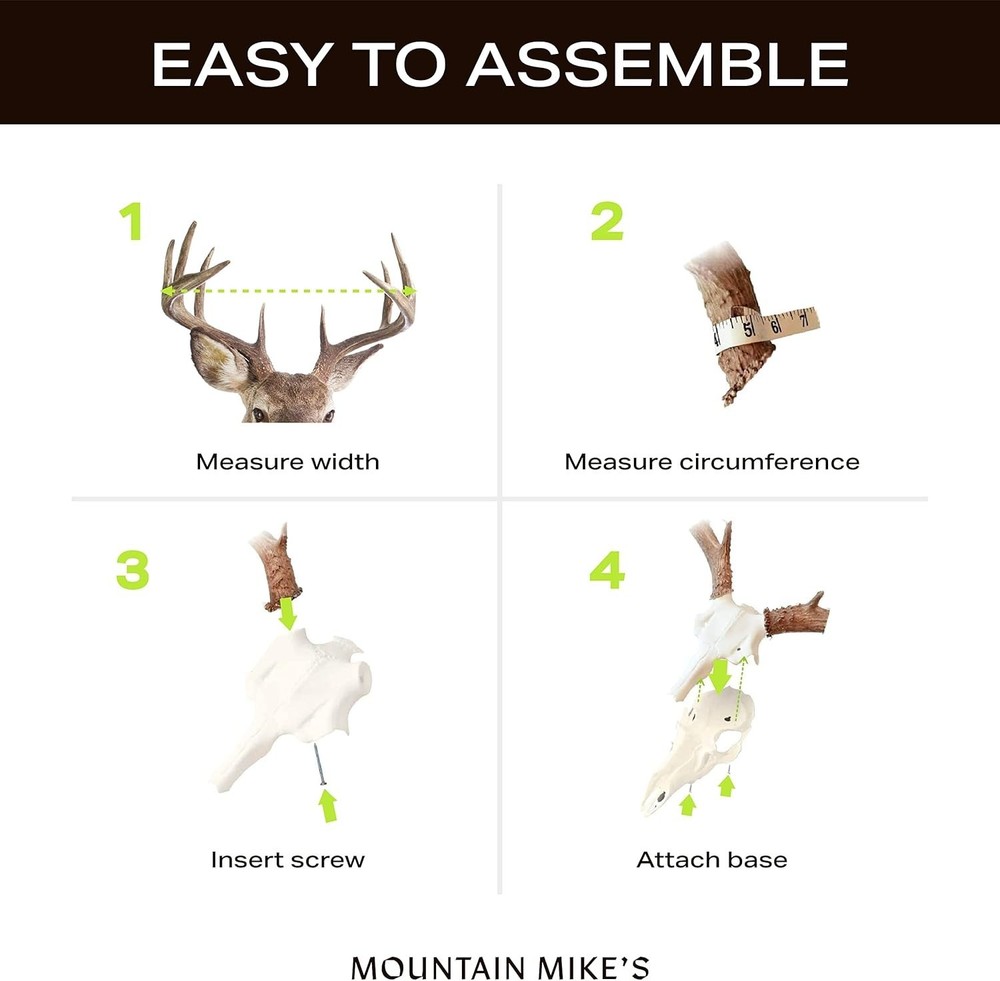 Universal Sizing Skull Mount Kit | Transform Your Harvested Deer Effortlessly