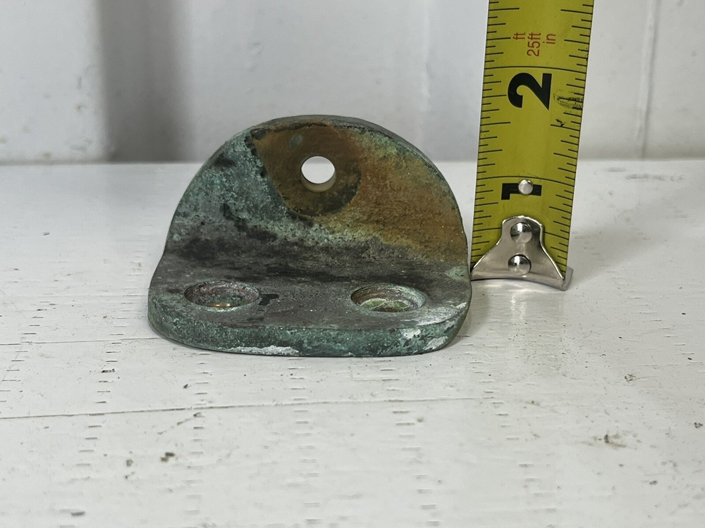 Vintage Bronze Halyard Deck Plate