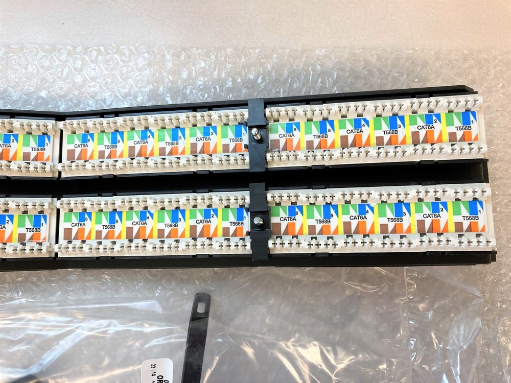 NOB - Ortronics OR-PHA6AU48 Clarity Cat6a Angled Patch Panel, 48 Port