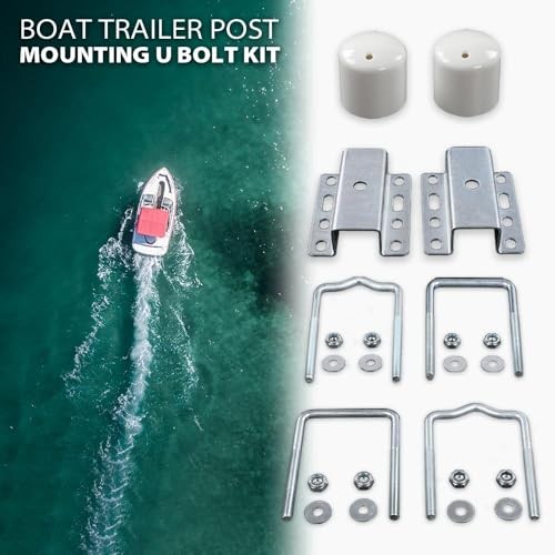 Boat Trailer Galvanized Universal Guide Pole and Post Mounting U AMZ Delivery