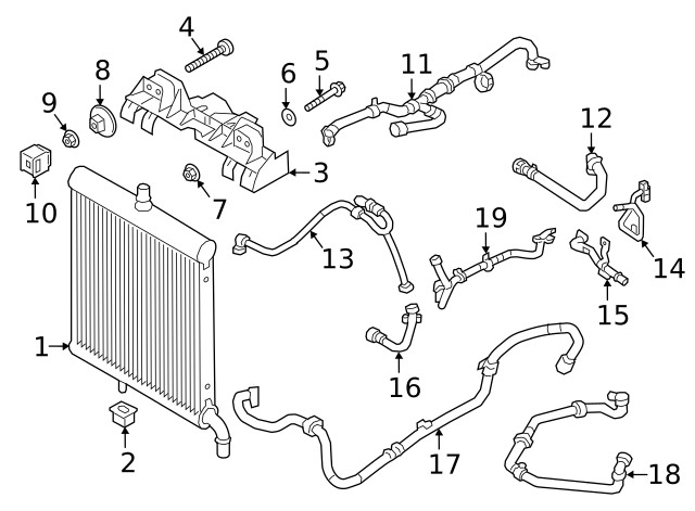 Genuine Land-Rover Upper Bracket Retainer Nut LR077385
