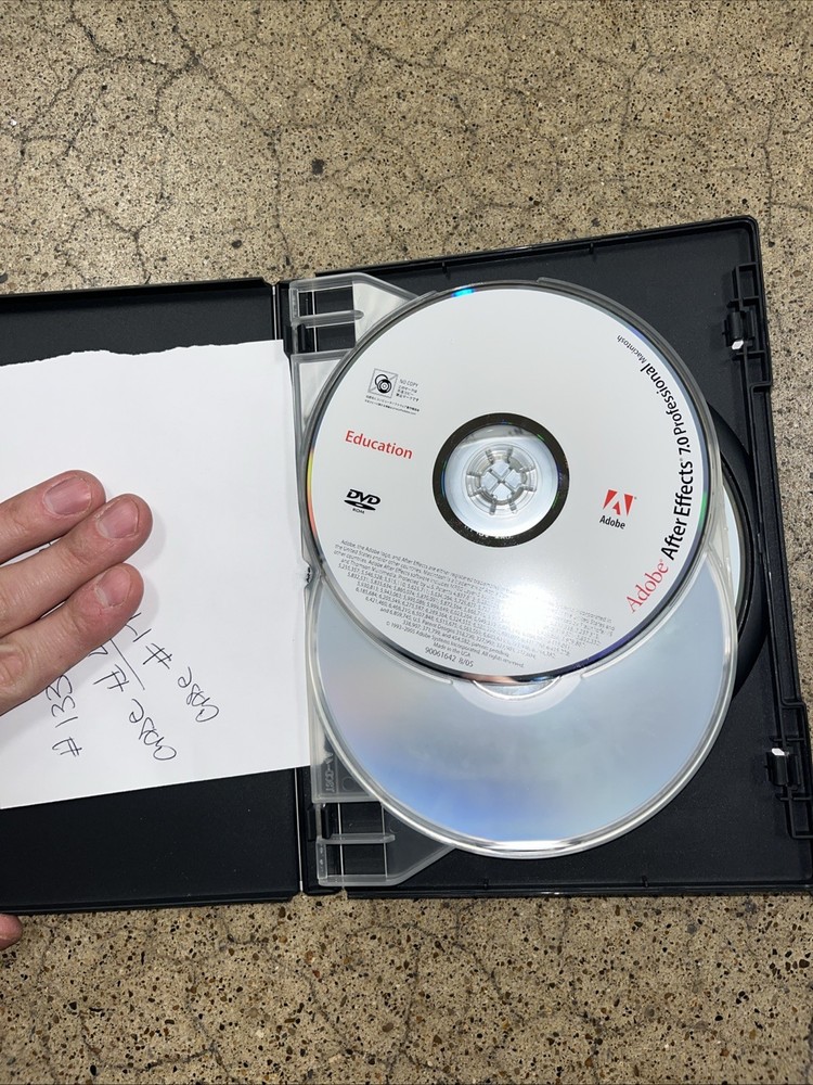 ADOBE AFTER EFFECTS 7.0 STANDARD PROFESSIONAL TRAINING W/Serial #