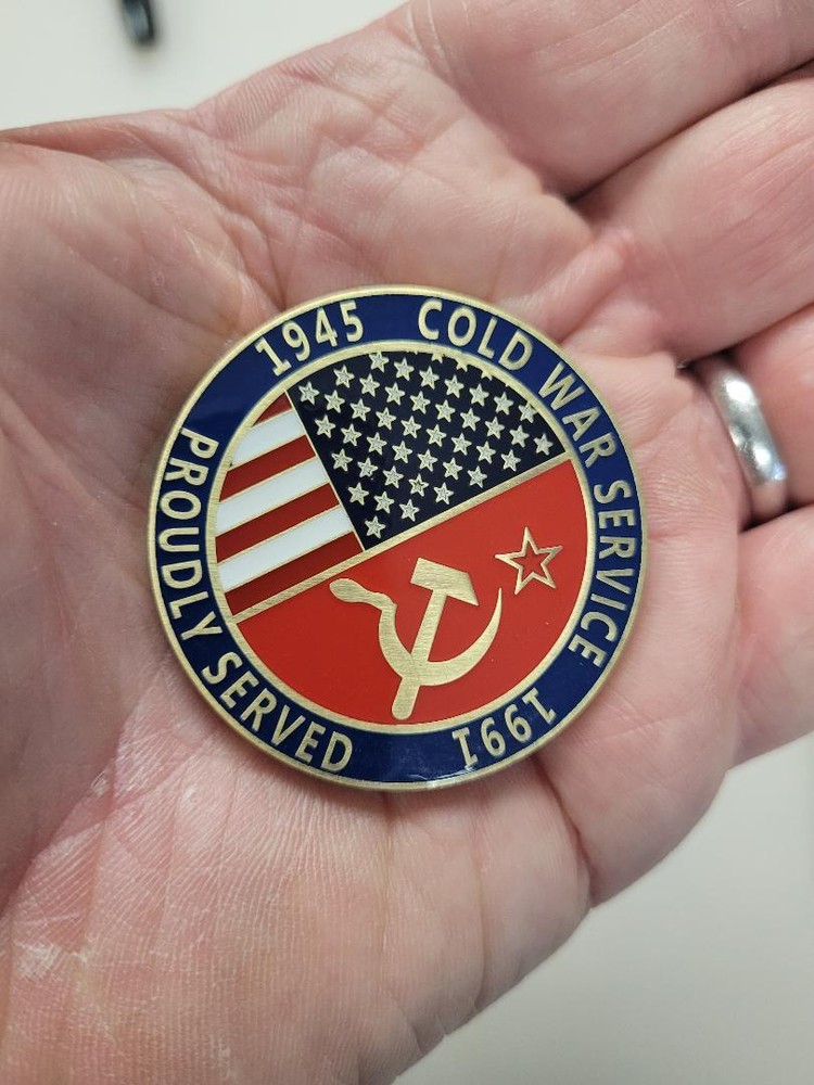 USS Kitty Hawk CV-63 Cold War Service Silhouette Challenge Coin