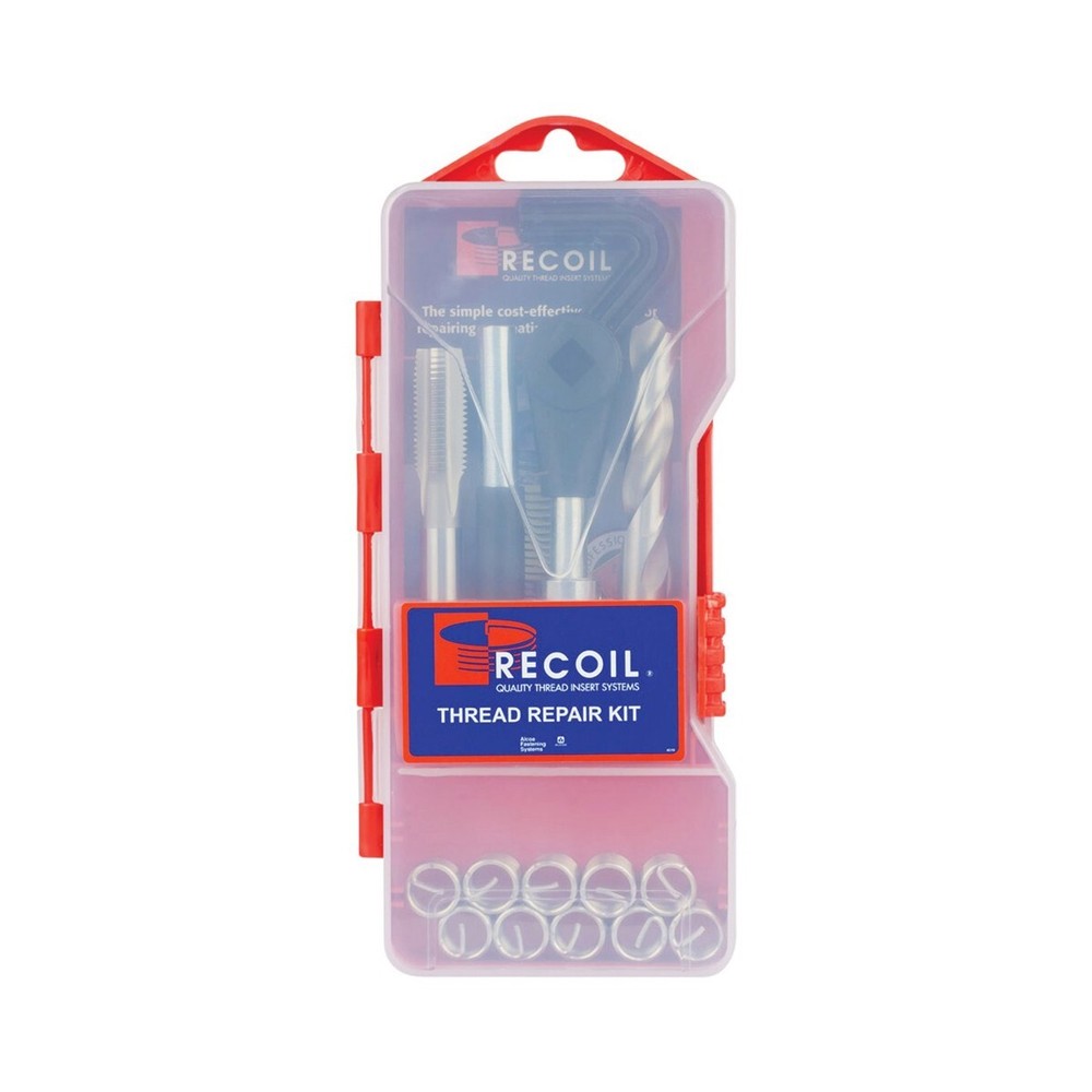 ReCoil 33058 | Thread Repair Kit, 5/16"-18 Thread (15 Inserts & Tools)