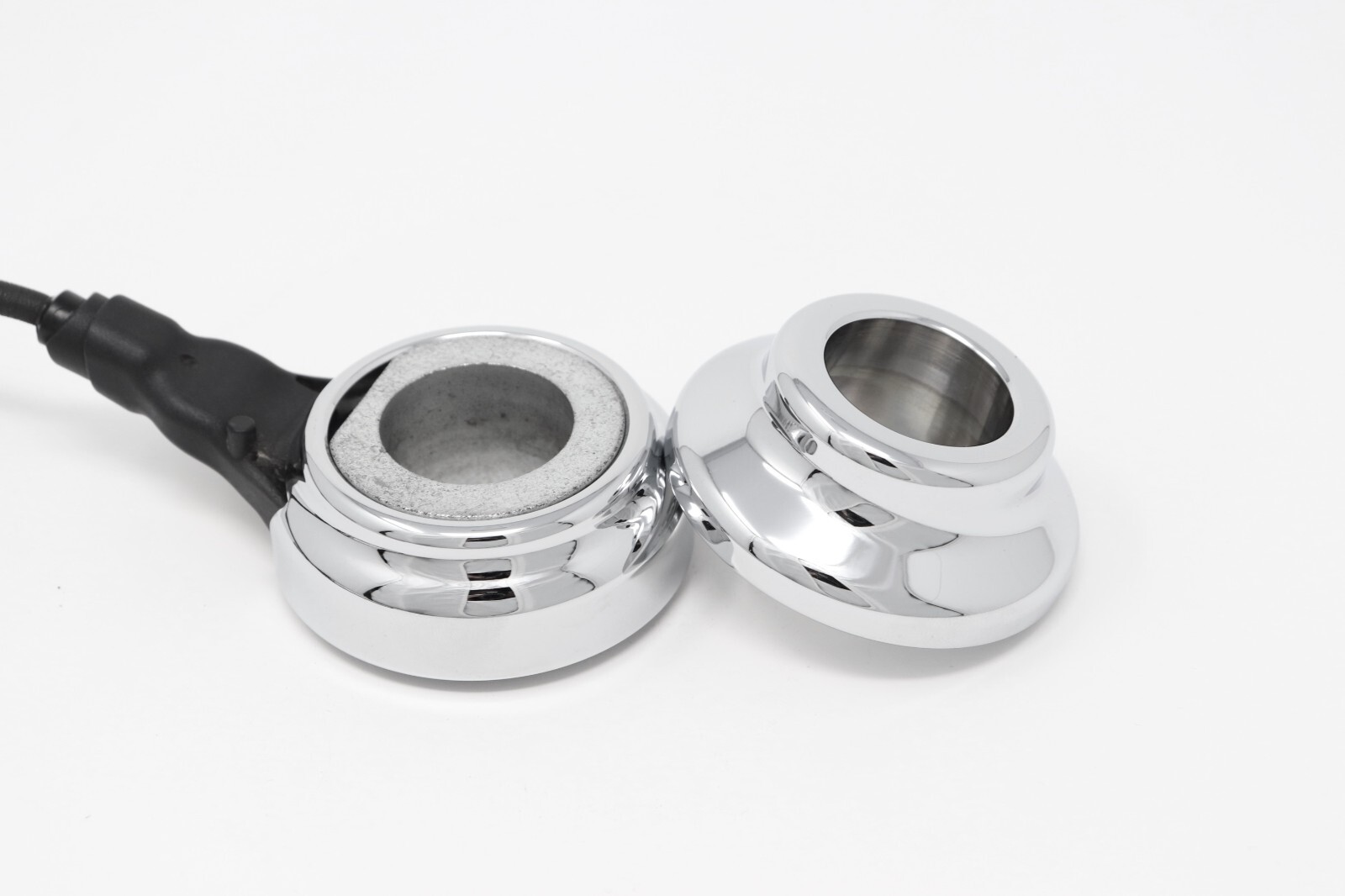 CHROME Harley ABS Sensor Cover Wheel Spacer Set 2008-2024 Touring Model Bikes