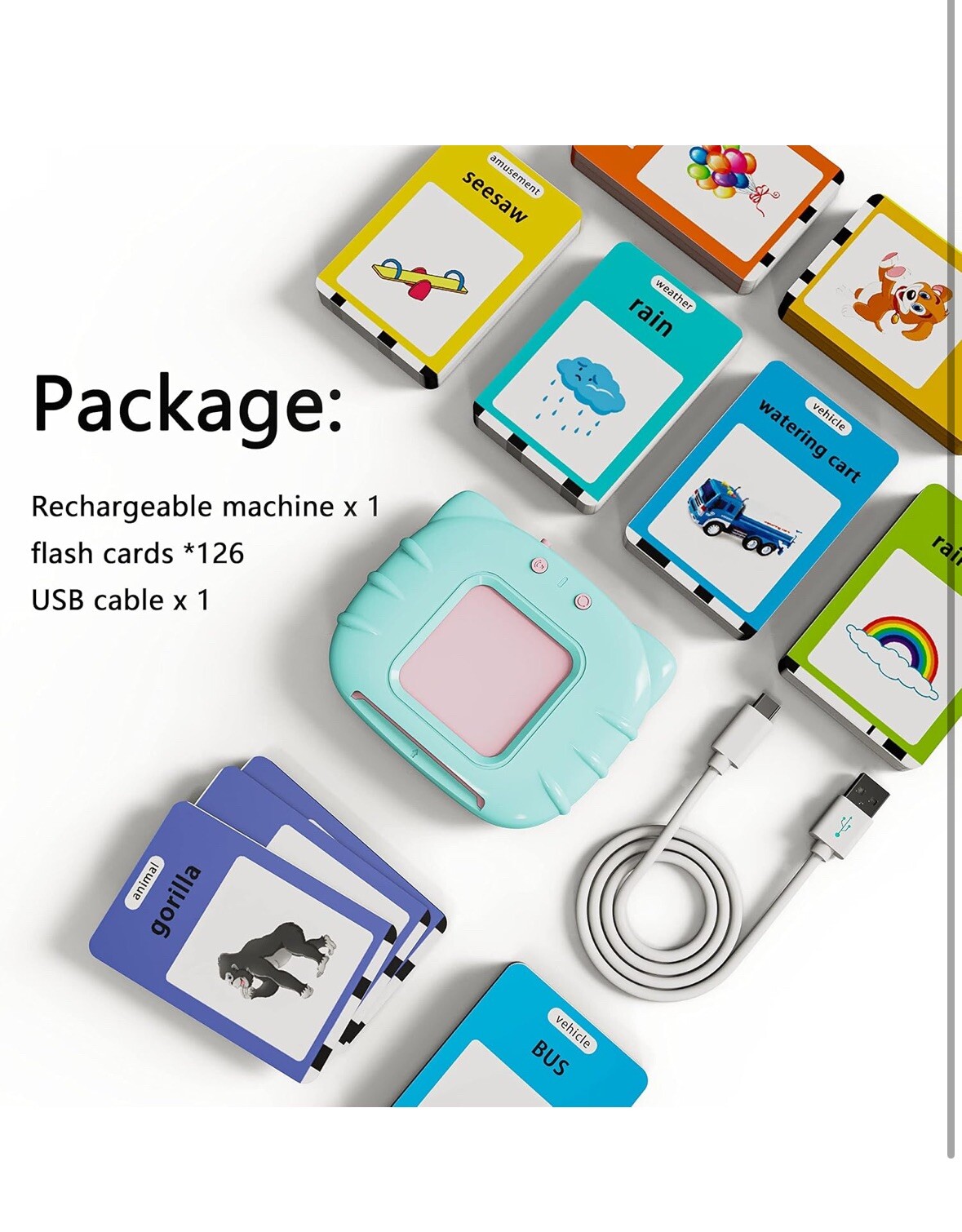 Audible Educational Toy with Music for Toddlers Age 1 2 3 4 5, 252 Sight Words F