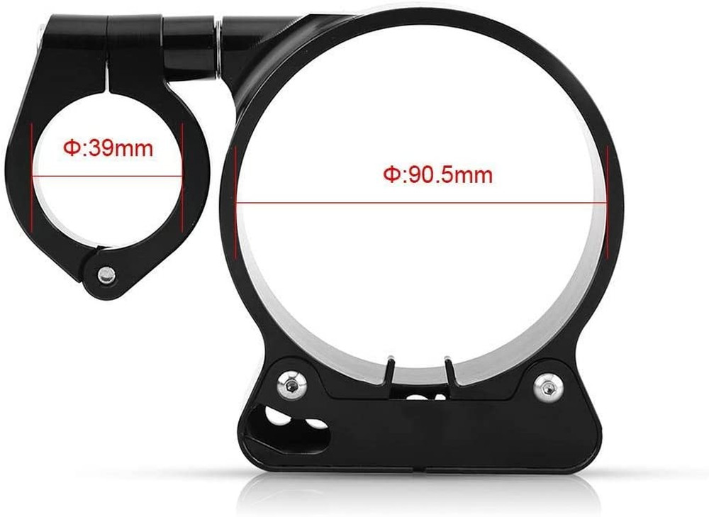 Motorcycle Speedometer Bracket 39MM Fork Side Mount Odometer Mounting Bracket fo