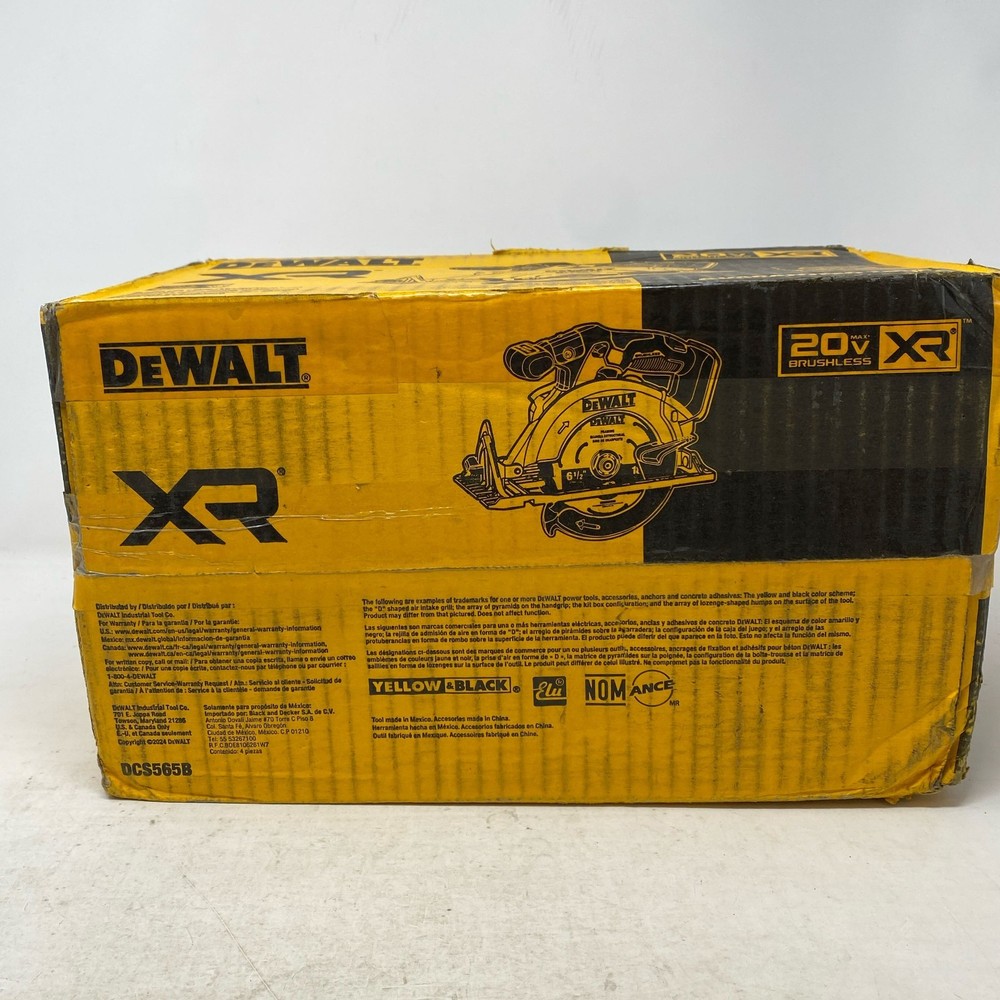 DEWALT 20V MAX XR 6-1/2" Brushless Circular Saw DCS565B Tool Only