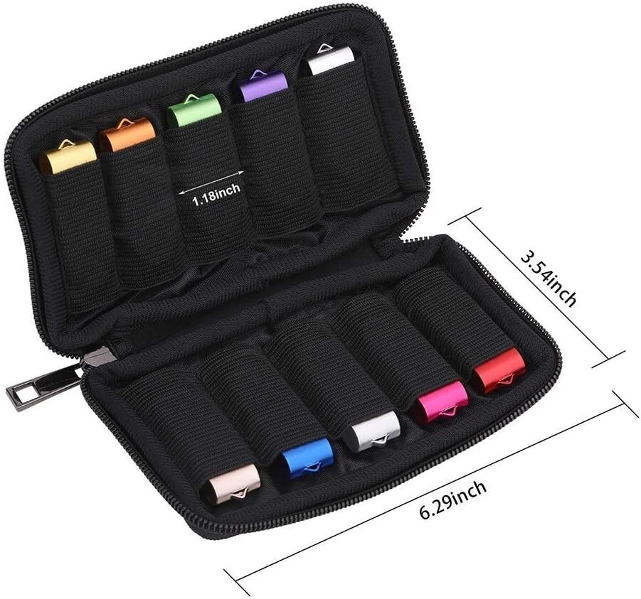 Flash Drive Case USB Storage Case USB Holder Storage Bag for USB Flash Drive El