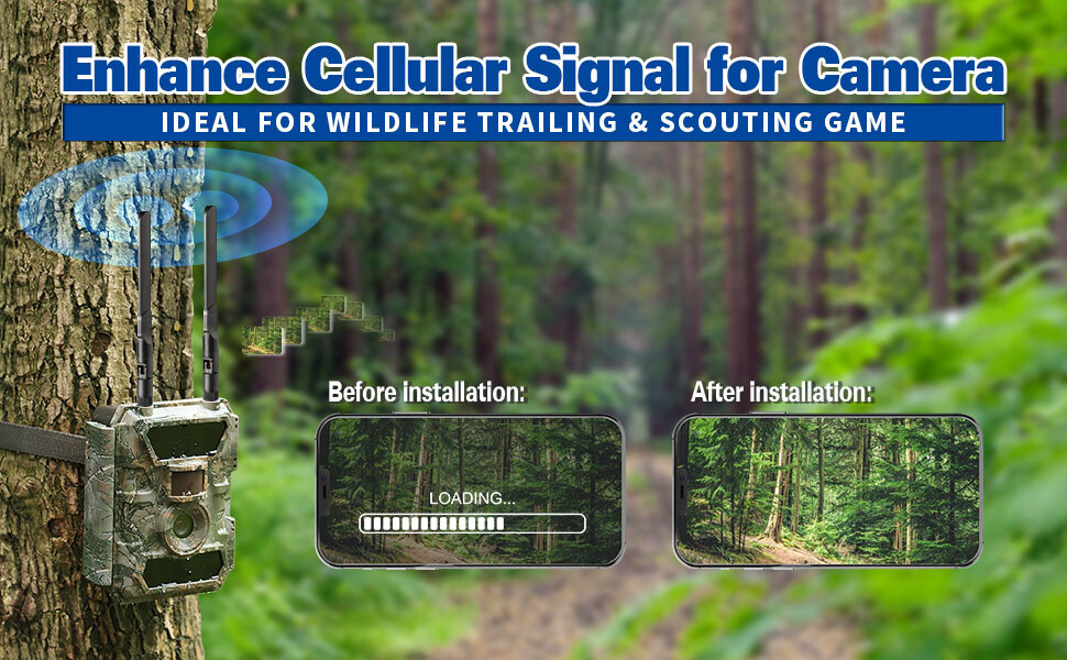 2-Pack 4G Antenna for Spypoint Trail Camera Game Outdoor Mobile Security Camera