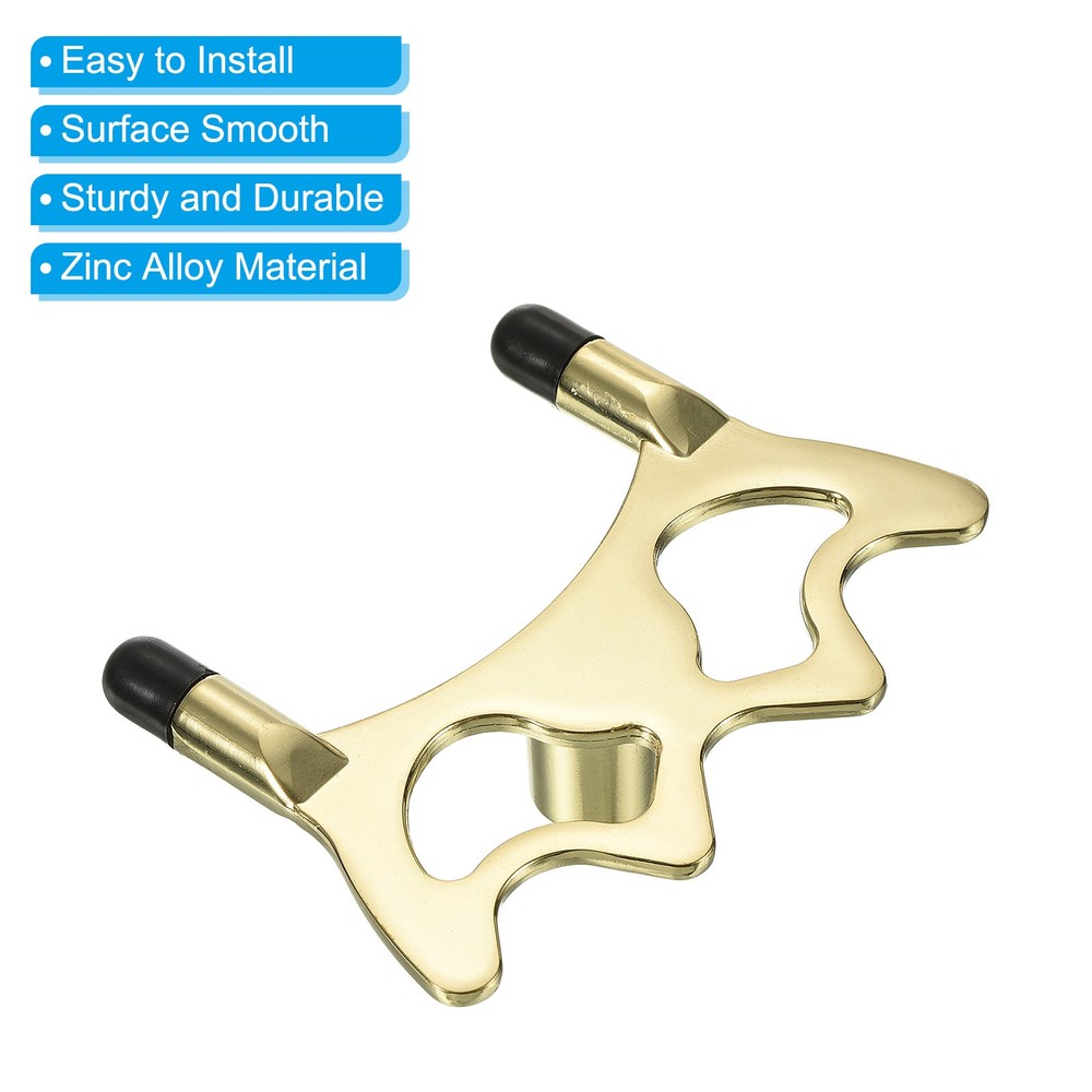Billiards bridge head, low fork metal billiards accessories with rubber sheaths